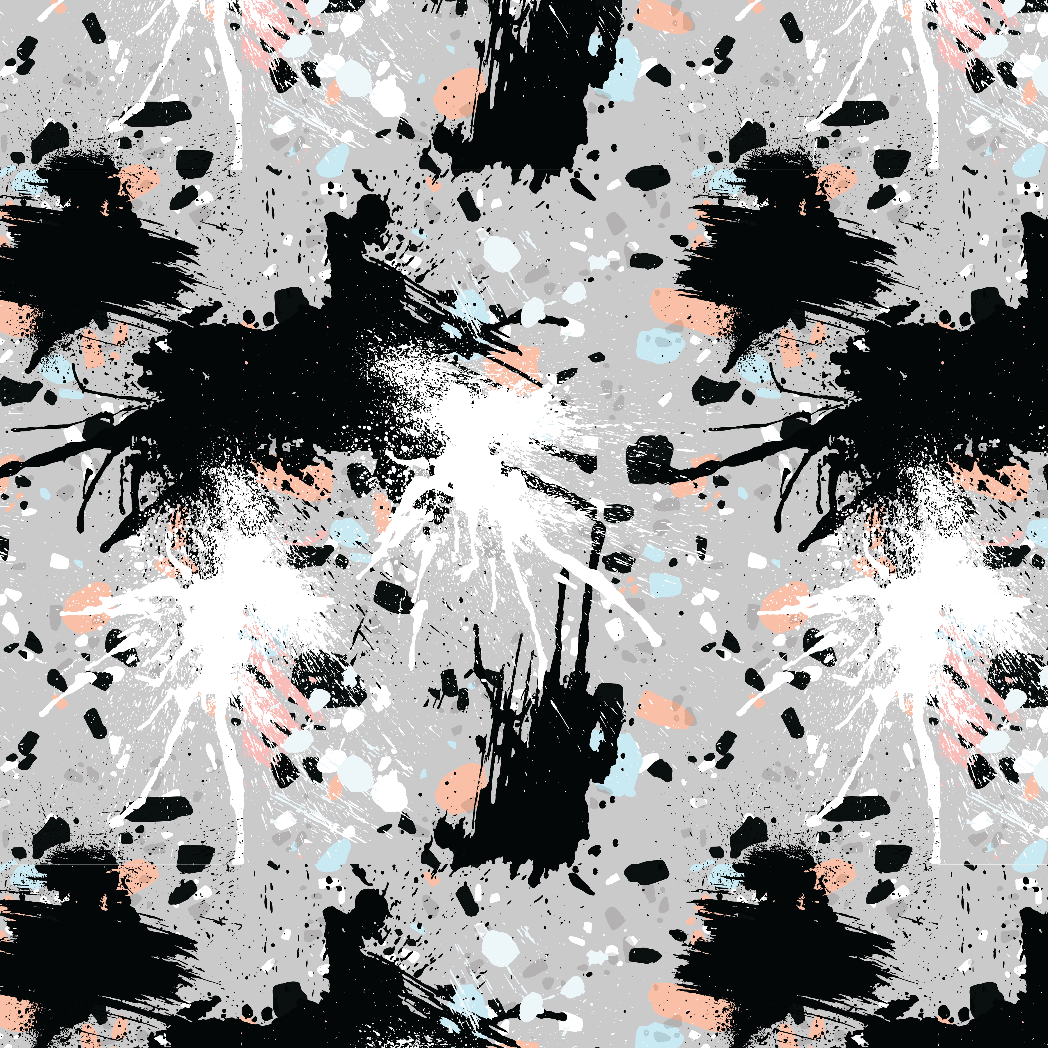 P1478 | Terrazzo Splashes Pattern Acrylic Sheets - Patterns