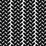 P1479 | Tire Tread 1 Pattern Acrylic Sheets - Patterns