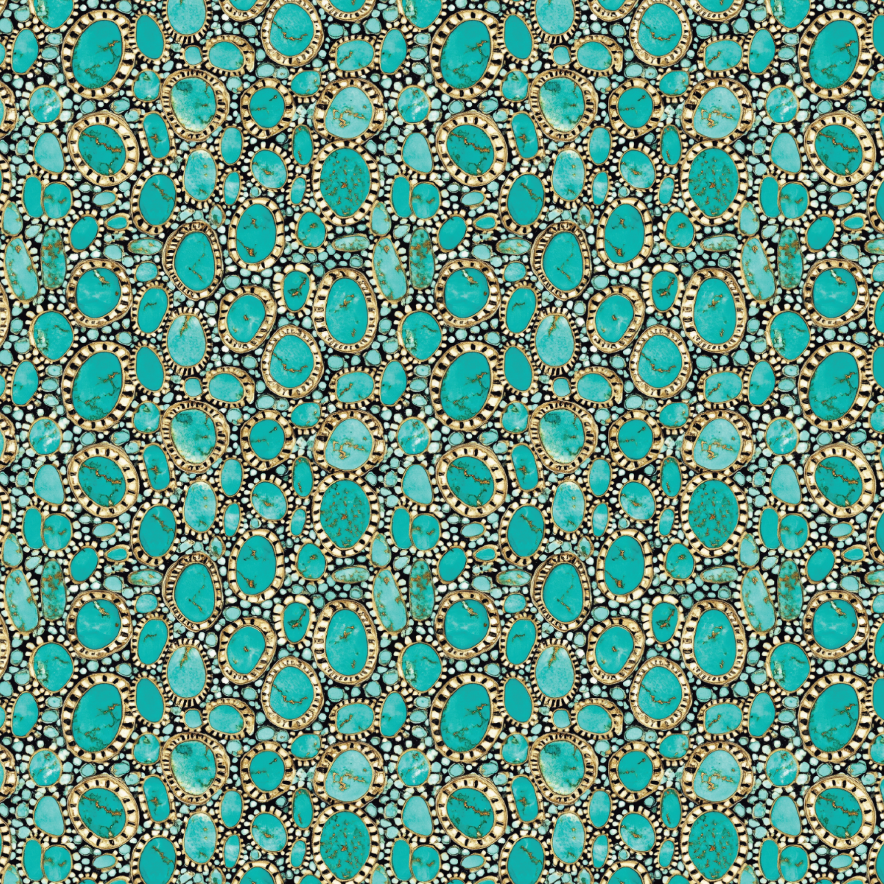 P1483 | Turquoise Rocks Pattern Acrylic Sheets - Patterns