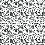 P1485 | Valentines Day Clipart Pattern Acrylic Sheets - Patterns