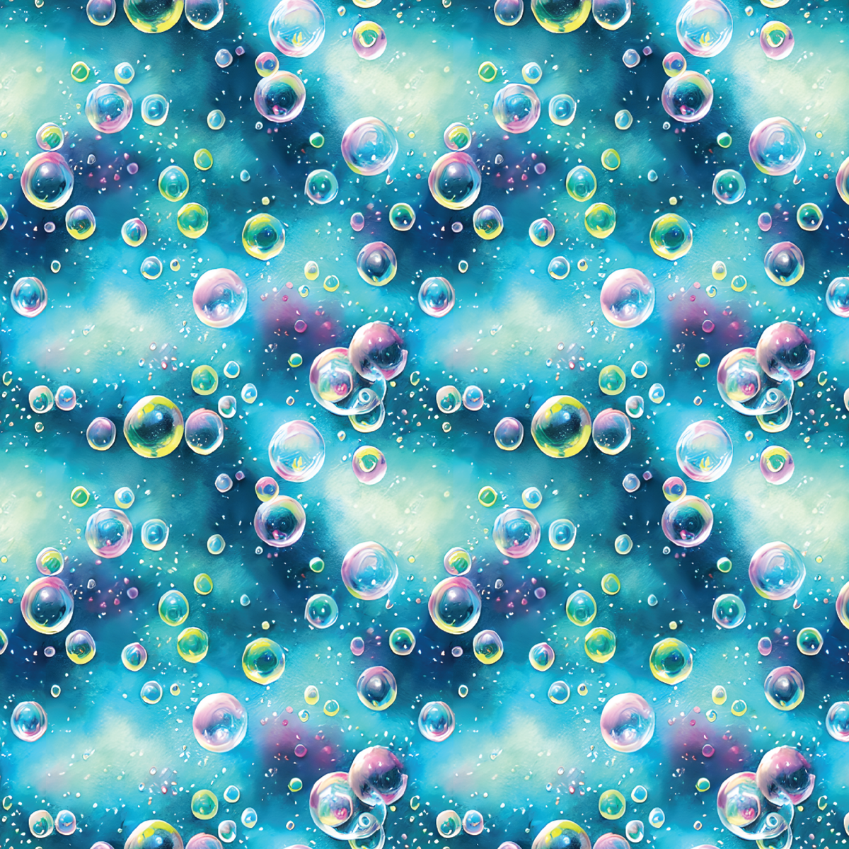 P1487 | Watercolor Bubbles Pattern Acrylic Sheets - Patterns