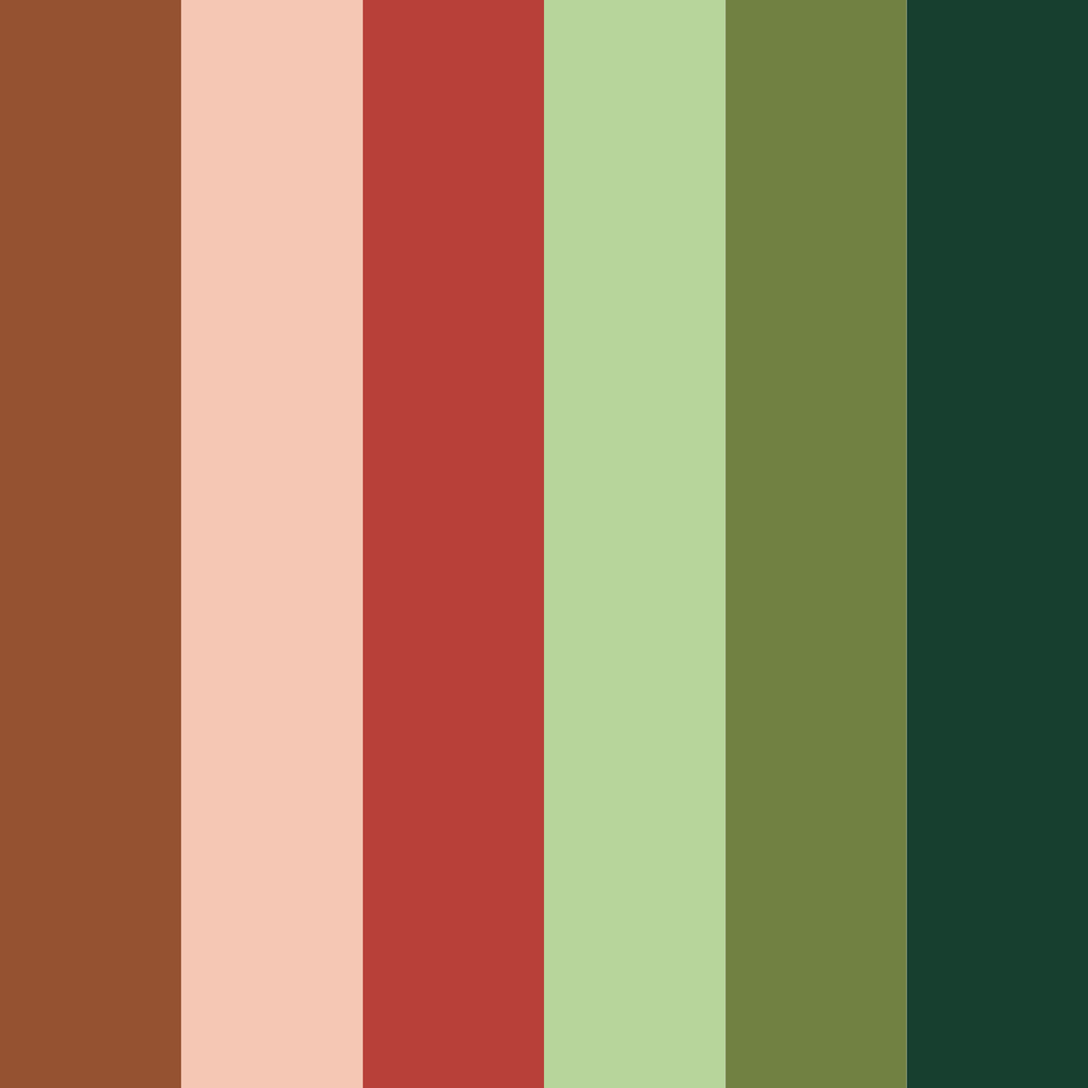 P1491 | TSS Cookie Quick Sale Kit Acrylic | Peach Blush, Burnt Orange, Umber, Luna, Moss, Pine - Patterns