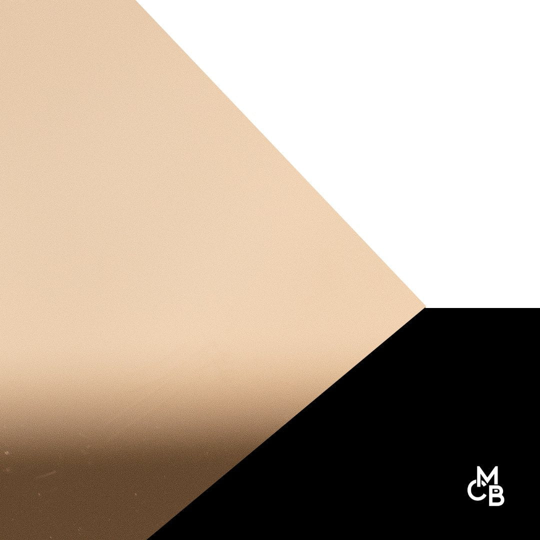 Pale Gold Mirror Acrylic | Mirror Acrylic Sheet | CMB Acrylic
