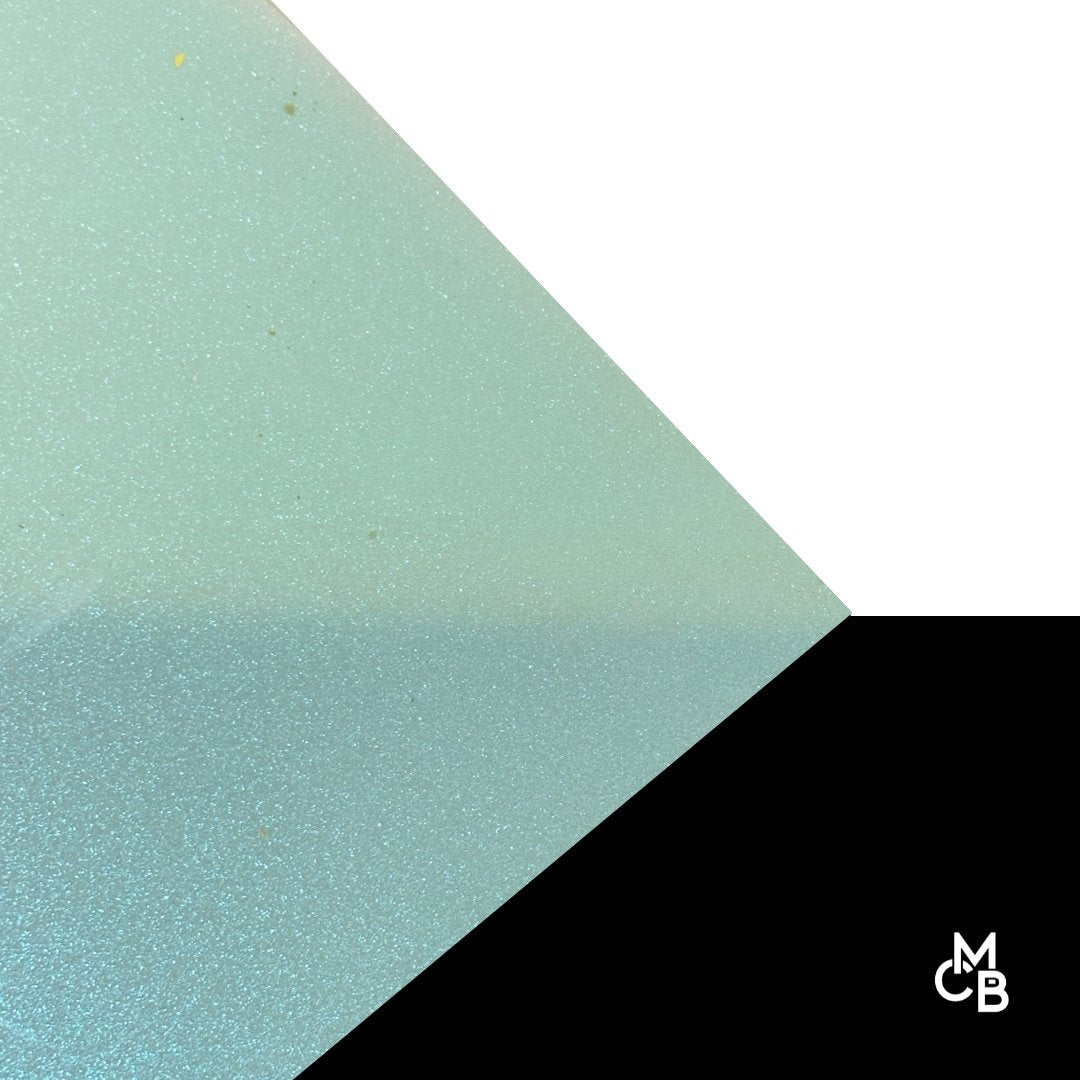 Pastel Blue Shimmer Glitter Cast Acrylic | Glitter Acrylic Sheet | CMB Acrylic