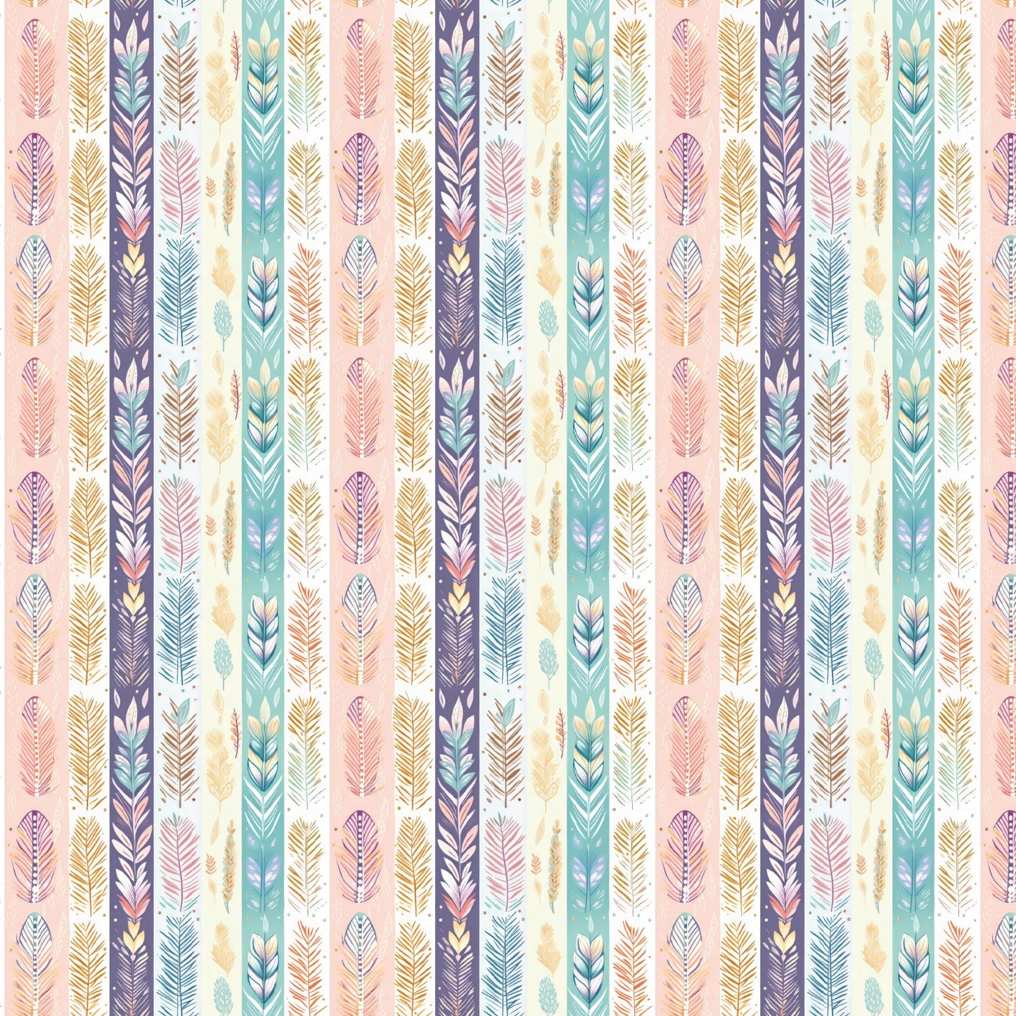 Pastel Boho Stripes Pattern Acrylic Sheets - CMB Pattern Acrylic