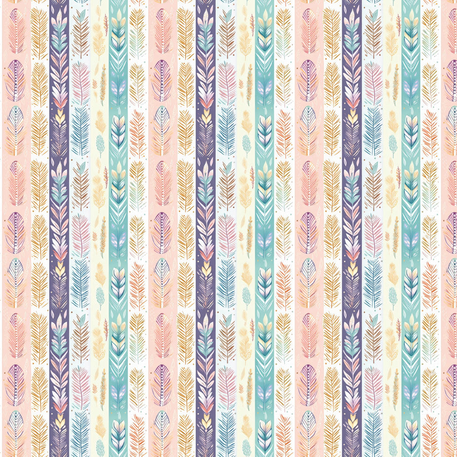 Pastel Boho Stripes Pattern Acrylic Sheets - CMB Pattern Acrylic