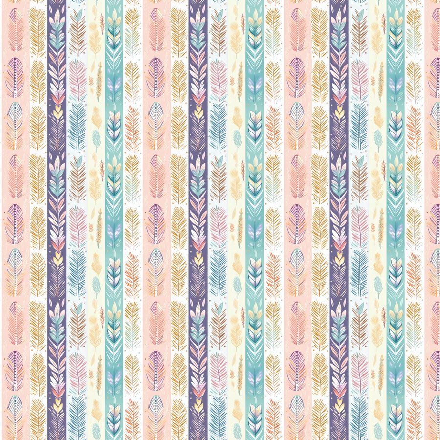 Pastel Boho Stripes Pattern Acrylic Sheets - CMB Pattern Acrylic