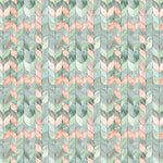 Pastel Green Sea Chevron Pattern Acrylic Sheets - CMB Pattern Acrylic