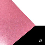 Pastel Pink Glitter Shimmer Engraves White Cast Acrylic | Glitter Acrylic Sheet | CMB Acrylic