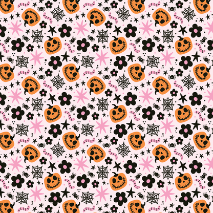 Pastel Pink Pumpkins Pattern Acrylic Sheets - CMB Pattern Acrylic