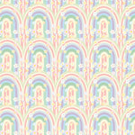 Pastel Spring Rainbows & Daisies Pattern Acrylic Sheets - CMB Pattern Acrylic