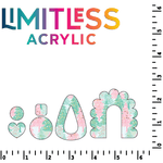 Pastel Trees 2 Pattern Acrylic Sheets - CMB Pattern Acrylic