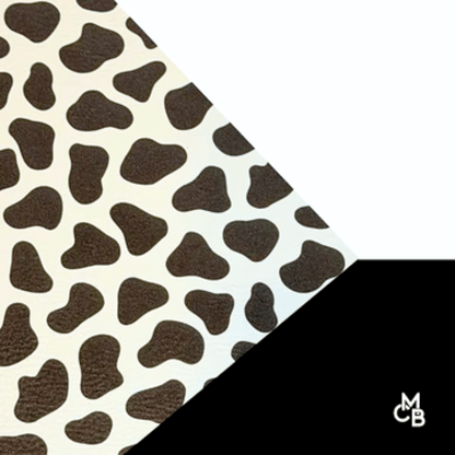 Pattern Leatherette | Cow Print | P0269 - LASERABLE LEATHERETTE