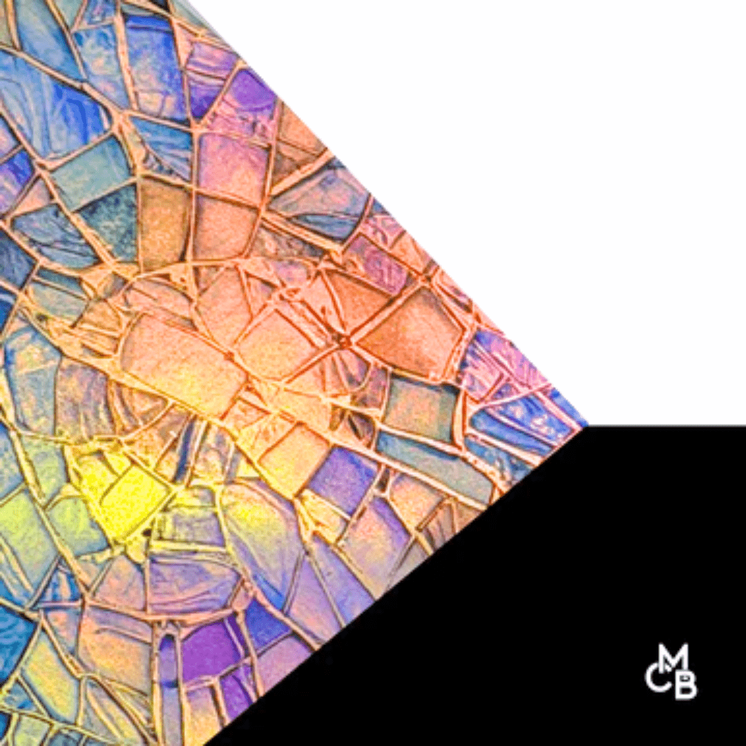 Pattern Leatherette | HOLOGRAPHIC DELICATE QUARTZ | P0312 - LASERABLE LEATHERETTE