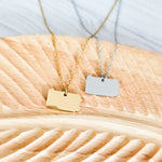 Pennsylvania Pendant Necklace (Silver or Gold), 1 Total, Metal Blank 200 - 
