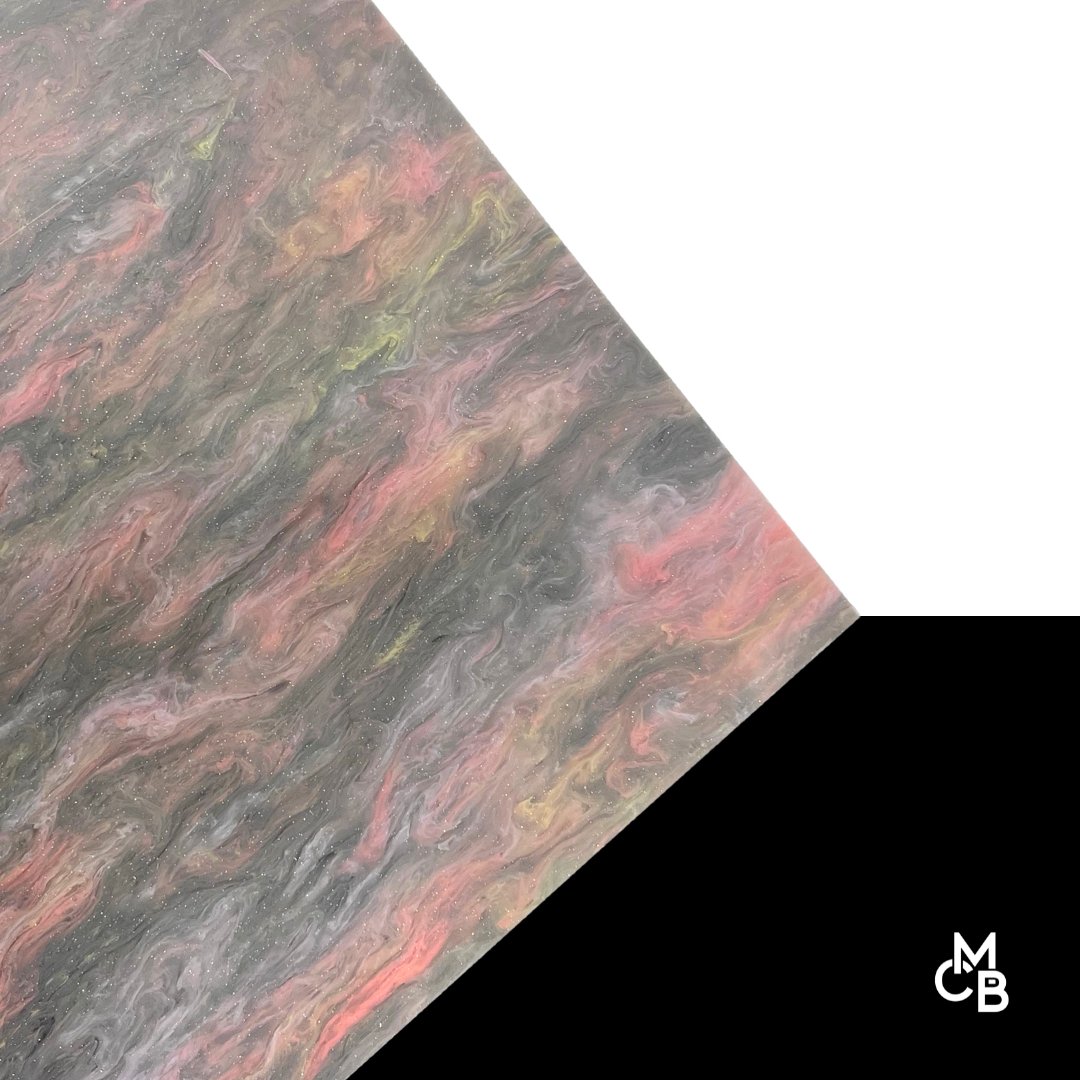 Persephone Marbled Glitter Cast Acrylic | Marbled Acrylic Sheet | CMB Acrylic
