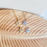 Petite Paw Print Necklace (Silver or Gold) and Optional Extra Charms, 1 Necklace or 5 Charms, Metal Blank 111 - 