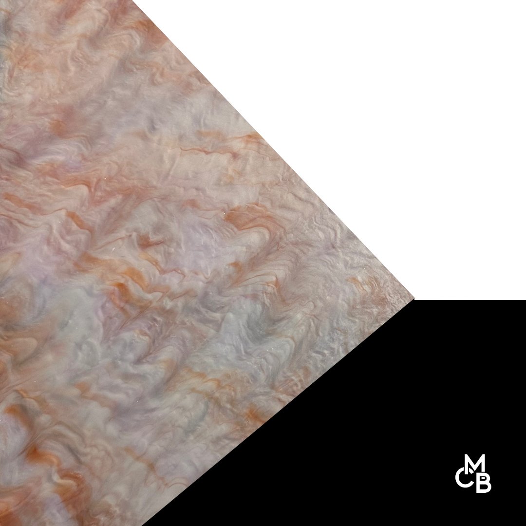 Phoenix Flare Marbled Glitter Cast Acrylic | Marbled Acrylic Sheet | CMB Acrylic