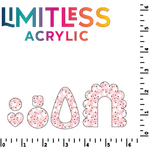 Pink Bow Ghosties Acrylic Sheets - CMB Pattern Acrylic