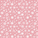 Pink & White Snowflakes Pattern Acrylic Sheets - CMB Pattern Acrylic