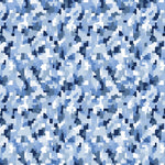 Pixelated Blue Camo Pattern Acrylic Sheets - CMB Pattern Acrylic