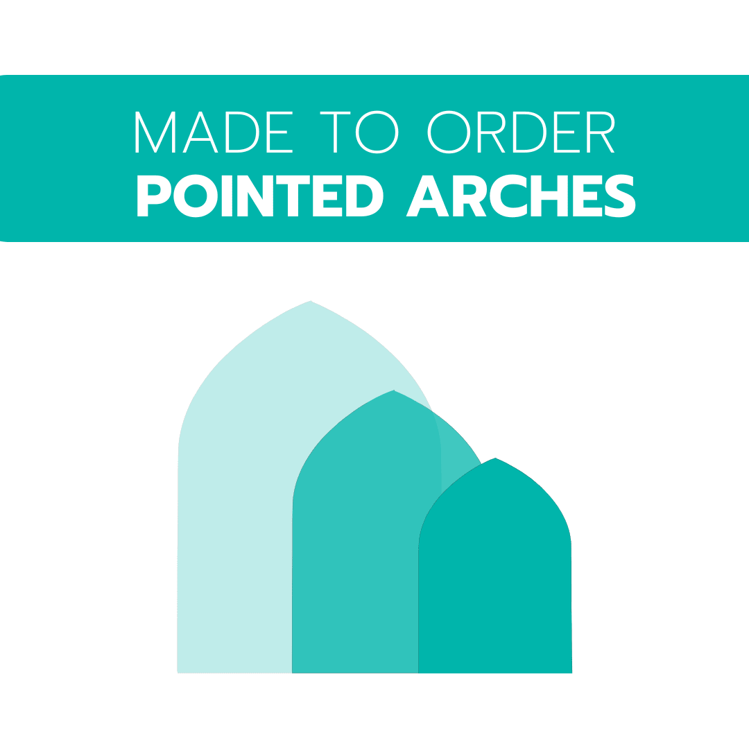 POINTED ARCH ACRYLIC BLANKS - Acrylic Blanks