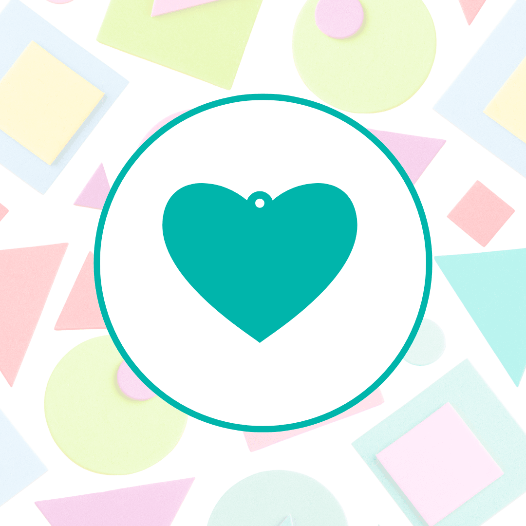 PREMIUM CRAFT BLANK | HEART ORNAMENT BLANK | LASER & UV READY | 15 PIECES - Acrylic Blanks