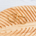 Premium Gold 20mm Leverback Stainless Steel Hoop (1.2mm Wide), 10 Pieces, Hoop 1 - 