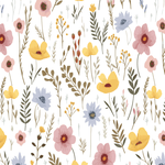 Pressed Flowers Acrylic Sheets - CMB Pattern Acrylic