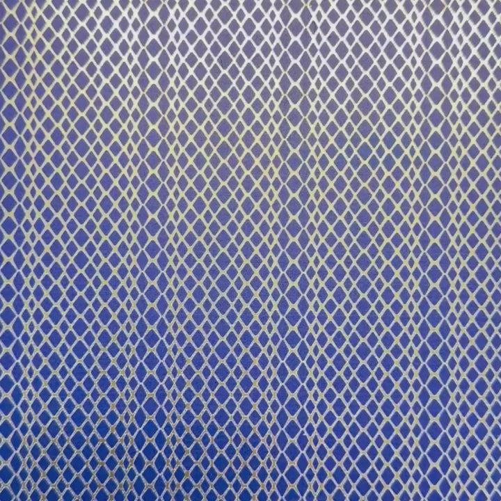 1/8"  Blue Snakeskin on Champagne Metallic Pattern Acrylic Sheet CMB PRESTIGE PATTERNS
