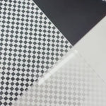 P0005 | White Checkered Pattern Acrylic Sheet