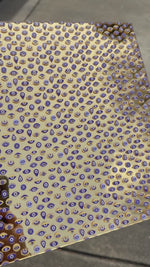 P0348 | 1/8" Evil Eyes on Gold Mirror Pattern Acrylic Sheet CMB PRESTIGE PATTERNS