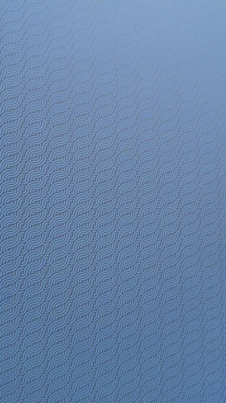 1/8"  Blue Waves on Frosted Paradise Blue Pattern Acrylic Sheet CMB PRESTIGE PATTERNS