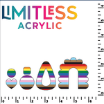 Pride Flag All Inclusive Acrylic Sheets - CMB Pattern Acrylic