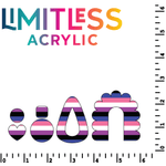 Pride Flag - Genderfluid Pattern Acrylic Sheets - CMB Pattern Acrylic