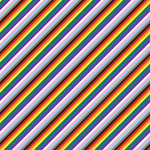 Pride Flag Inclusive Diagonal Acrylic Sheets - CMB Pattern Acrylic