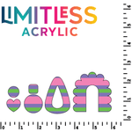 Pride Flag - Trigender Pattern Acrylic Sheets - CMB Pattern Acrylic