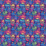 Psychedelic Frogs Pattern Acrylic Sheets - CMB Pattern Acrylic