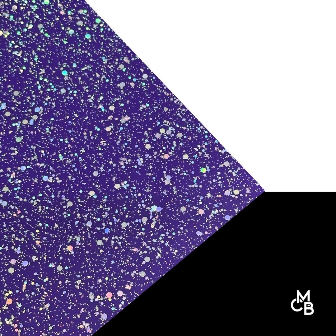 Purple Diamond Dust Glitter Dots Cast Acrylic | Glitter Acrylic Sheet | CMB Acrylic