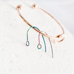 Rainbow Modern Forward - Facing Stainless Steel Ear Wires, 20 Pieces, Earring Hook 32 - 