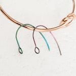Rainbow Modern Forward - Facing Stainless Steel Ear Wires, 20 Pieces, Earring Hook 32 - 