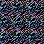 Rainbow Tiger Watercolor Pattern Acrylic Sheet - CMB Pattern Acrylic