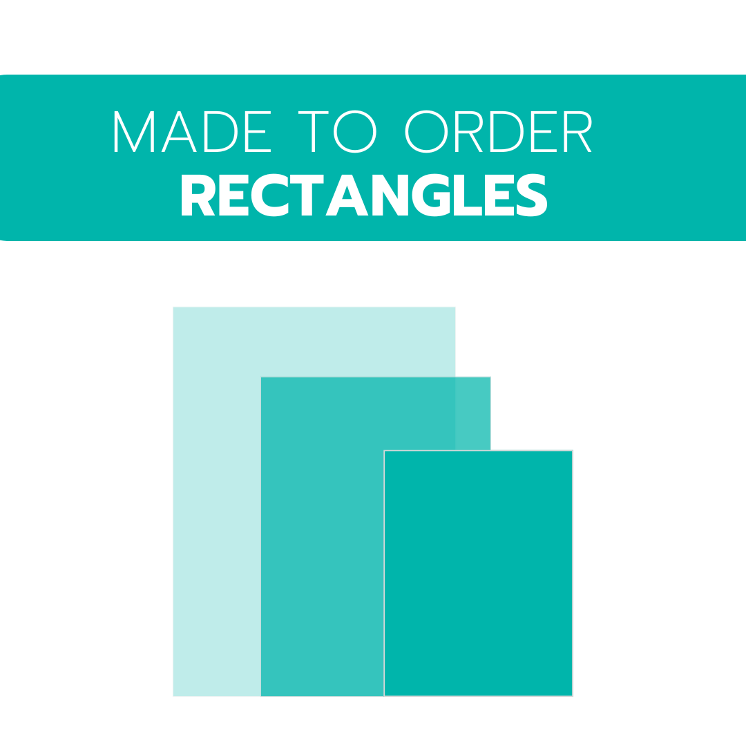 RECTANGLE ACRYLIC BLANKS - Acrylic Blanks