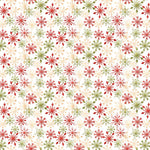 Red Green Gold Snowflakes Pattern Acrylic Sheets - CMB Pattern Acrylic