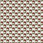 Red & White Floral Bouquets Pattern Acrylic Sheets - CMB Pattern Acrylic
