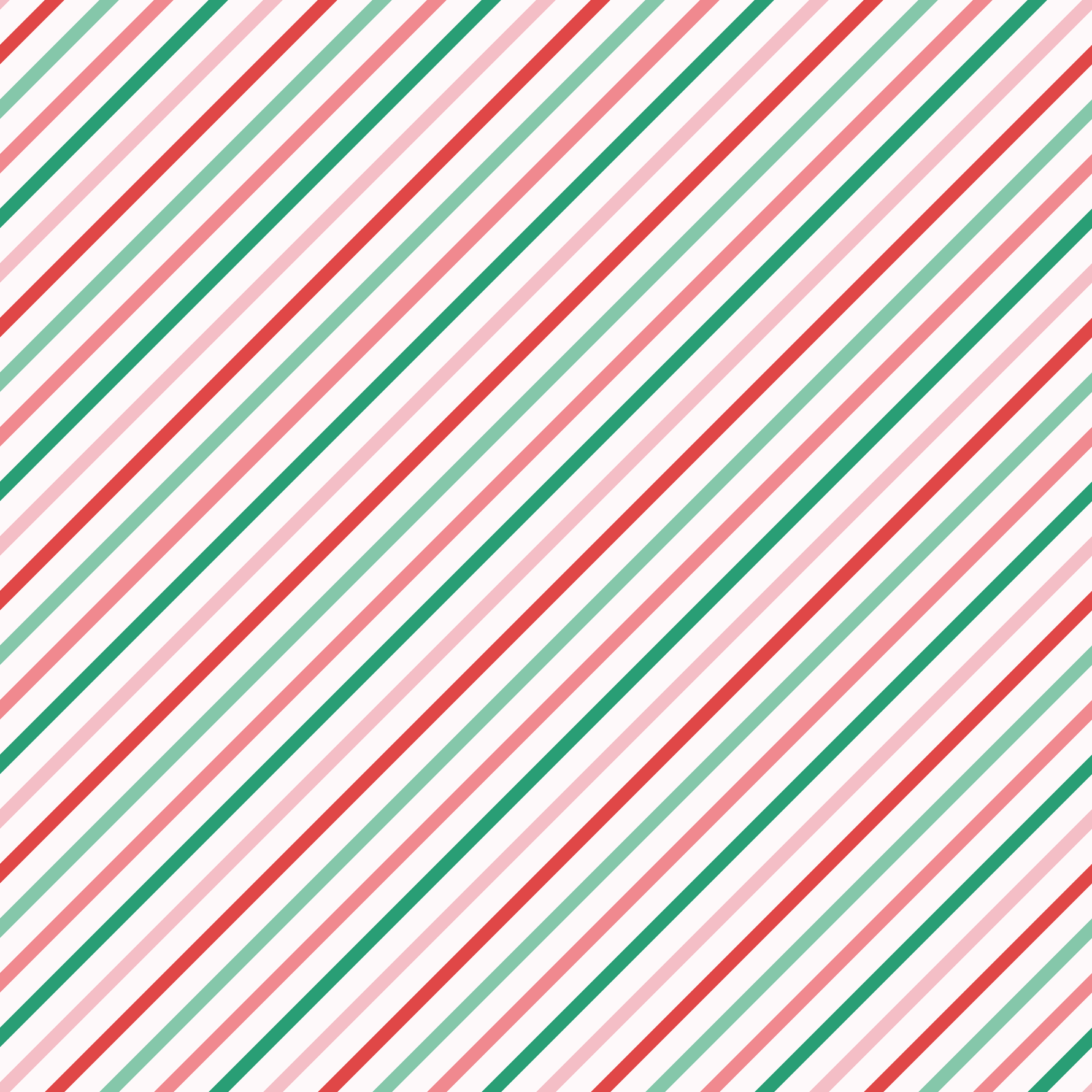 Retro Christmas Diagonal Stripes Pattern Acrylic Sheets - CMB Pattern Acrylic