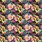 Retro Neon Floral Pattern Acrylic Sheets - CMB Pattern Acrylic