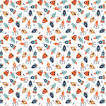 Rocketships Pattern Acrylic Sheets - CMB Pattern Acrylic