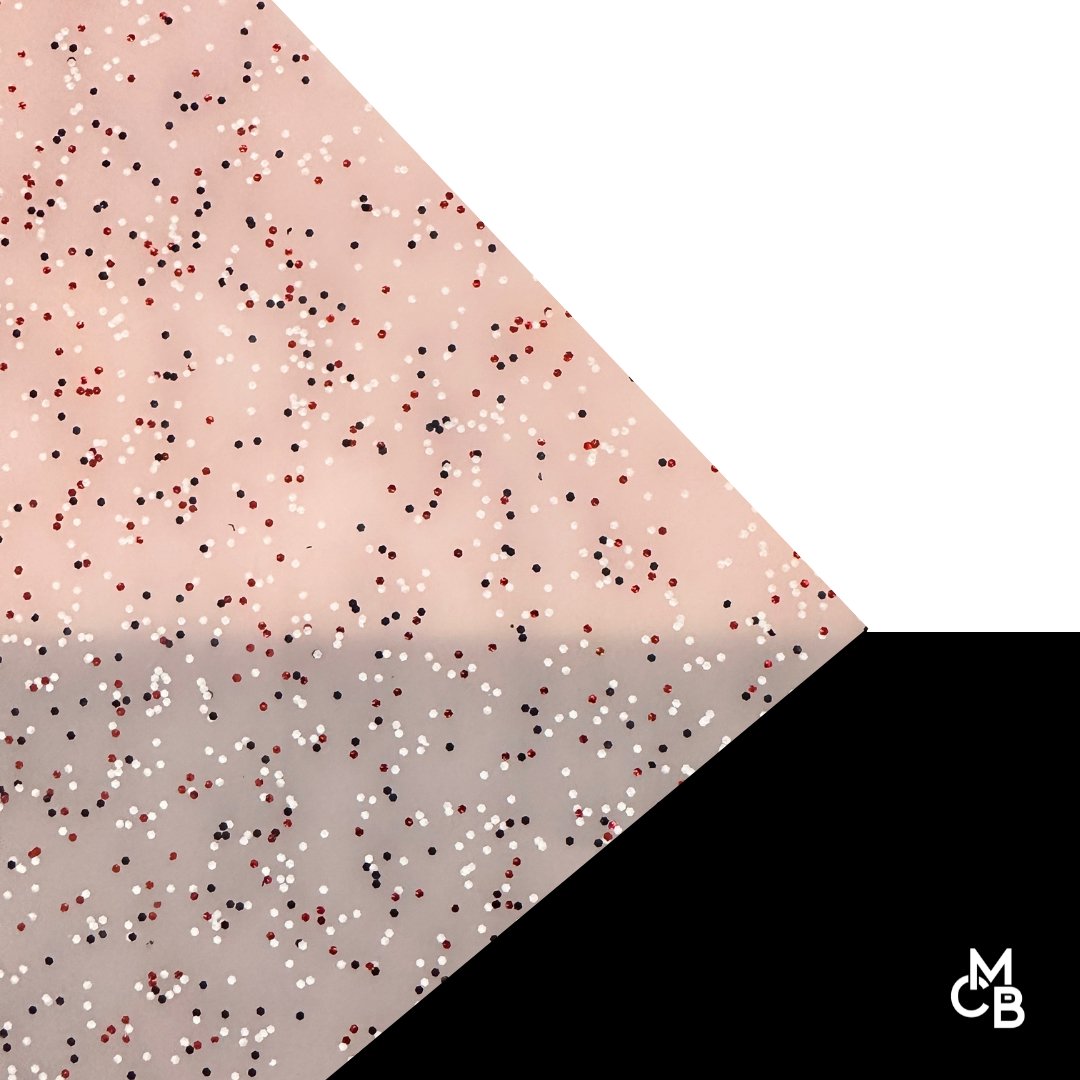Romantic Glitz Glitter Cast Acrylic | Glitter Acrylic Sheet | CMB Acrylic