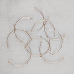Rose Gold Stainless Steel Large Arches, 10 Pieces, Connector 91 - 